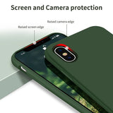 Rvelon iPhone X/iPhone Xs Skal Silikon Grön