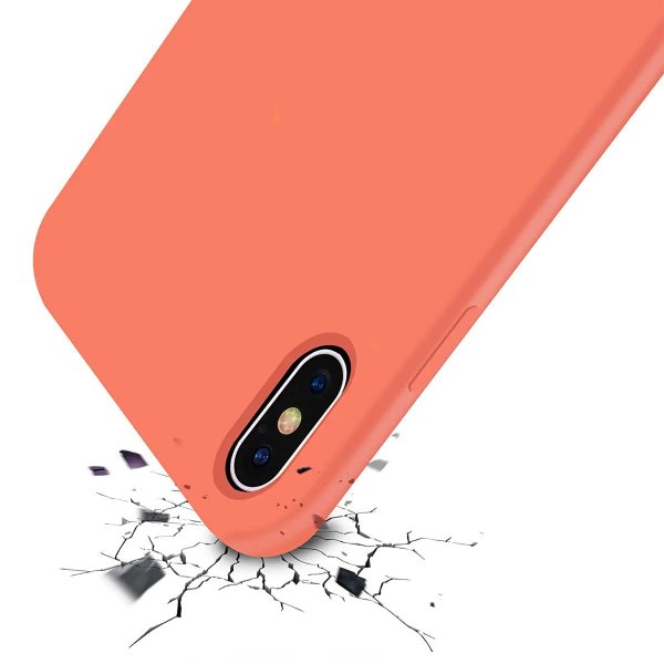 Rvelon iPhone X/iPhone Xs Skal Silikon Rosa