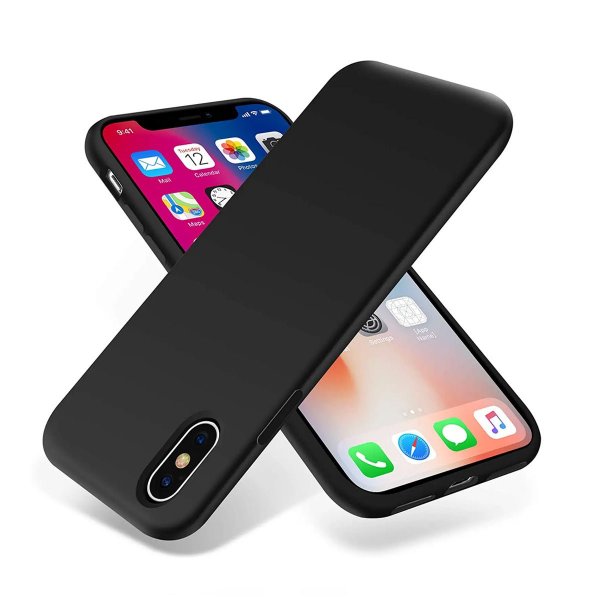 Rvelon iPhone X/iPhone Xs Skal Silikon Svart