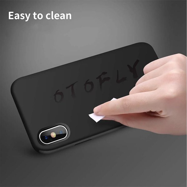 Rvelon iPhone X/iPhone Xs Skal Silikon Svart