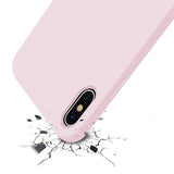 Rvelon iPhone X/iPhone Xs Skal Silikon Sandrosa