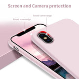 Rvelon iPhone X/iPhone Xs Skal Silikon Sandrosa