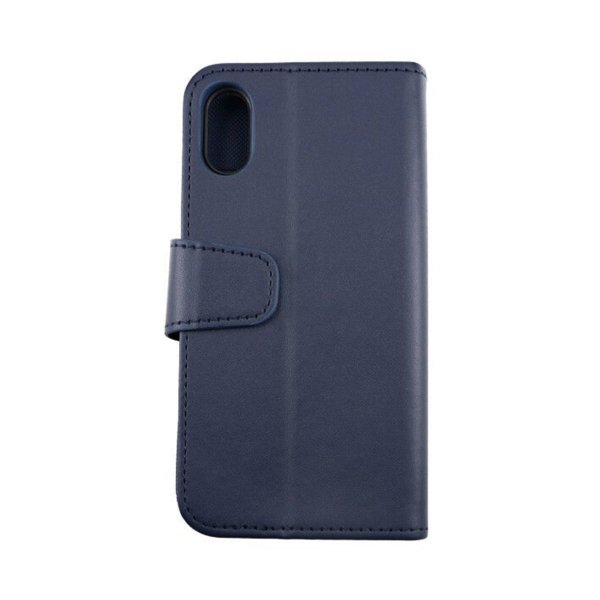 Rvelon iPhone X/iPhone Xs Fodral Utfällbart Kortfack Blå