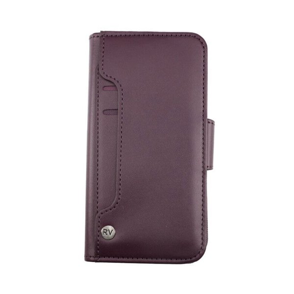 Rvelon iPhone X/iPhone Xs Fodral Utfällbart Kortfack Lila