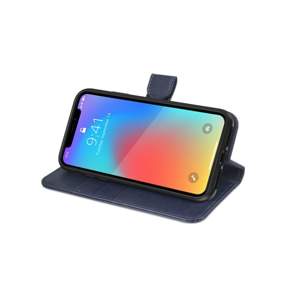 iPhone X/iPhone Xs Fodral med Stativ Blå