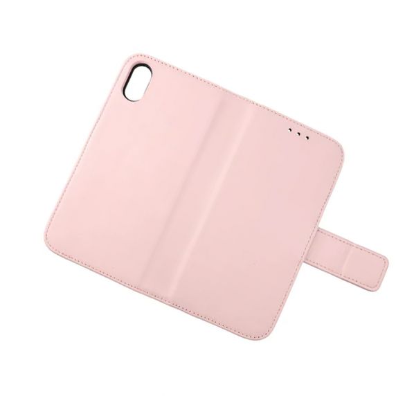 Rvelon iPhone X/iPhone Xs Fodral Äkta Läder Rosa
