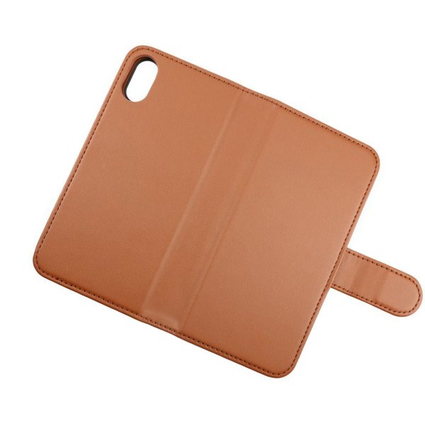 Rvelon iPhone X/iPhone Xs Fodral Magnetiskt Avtagbart Skal Brun
