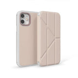 Pipetto Origami Folio för iPhone 12/12 Pro Dusty Pink