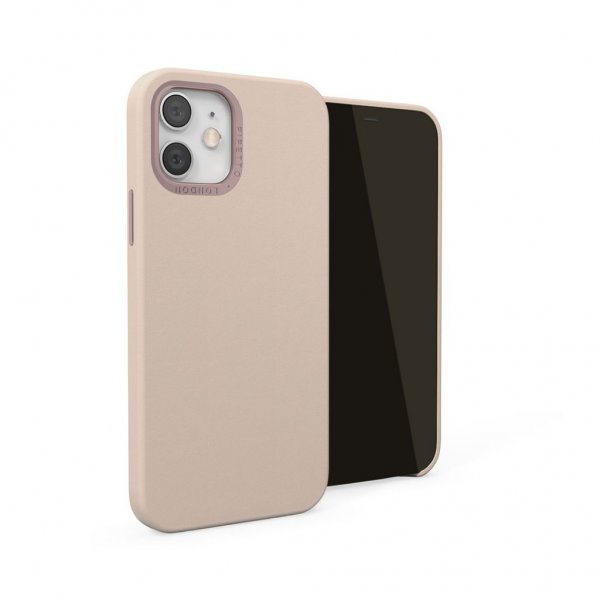 Pipetto Magnetic Leather Case för iPhone 12/12 Pro Dusty Pink