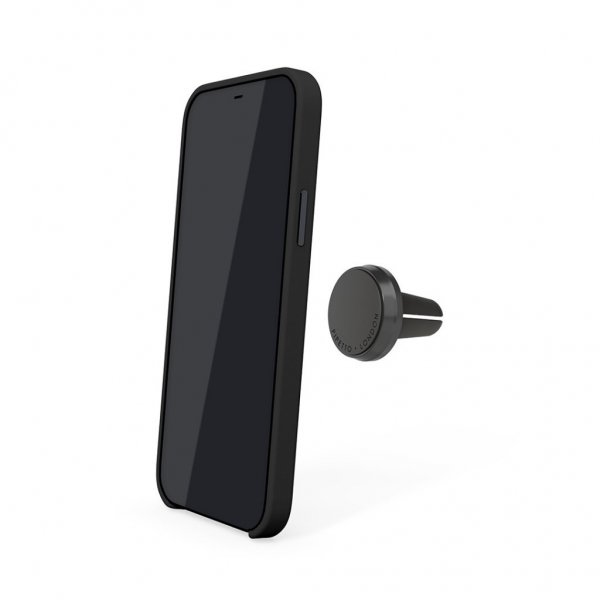 Pipetto iPhone 12 Pro Max Magnetic Leather Case med Magnethållare Brun