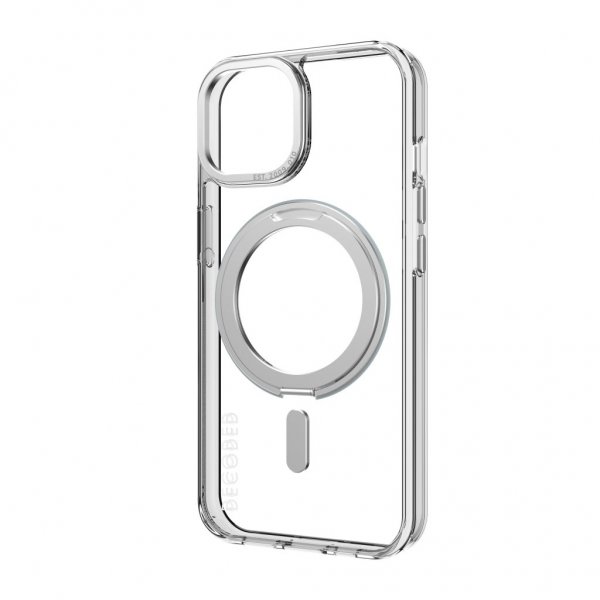 Decoded iPhone 15 Skal Recycled Plastic Transparant Loop Stand Back Cover Klar