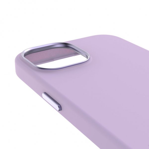 Decoded iPhone 15 Skal Silicone Backcover Lavender