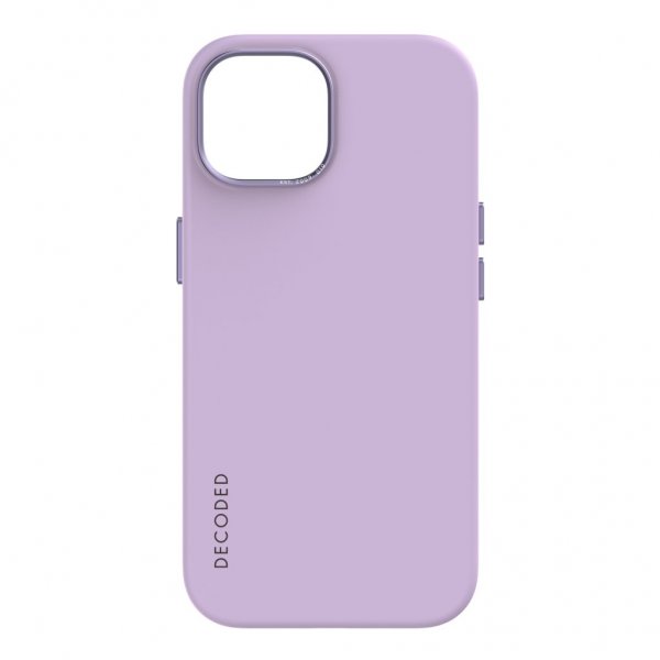 Decoded iPhone 15 Skal Silicone Backcover Lavender