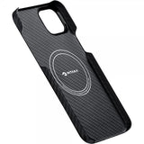 Pitaka iPhone 15 Plus Skal MagEZ Case 4 Black/Grey Twill