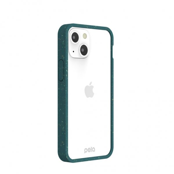 Pela iPhone 13 Mini Skal Clear Grön