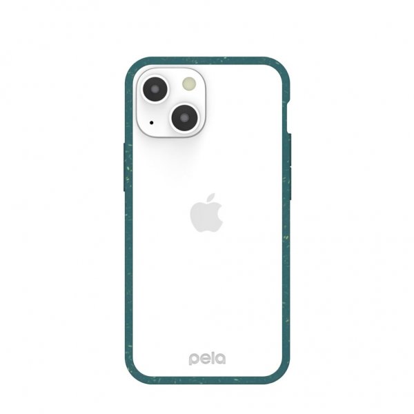 Pela iPhone 13 Mini Skal Clear Grön