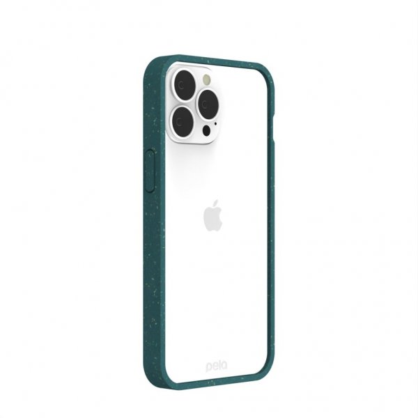 Pela iPhone 13 Pro Max Skal Eco Friendly Clear Grön