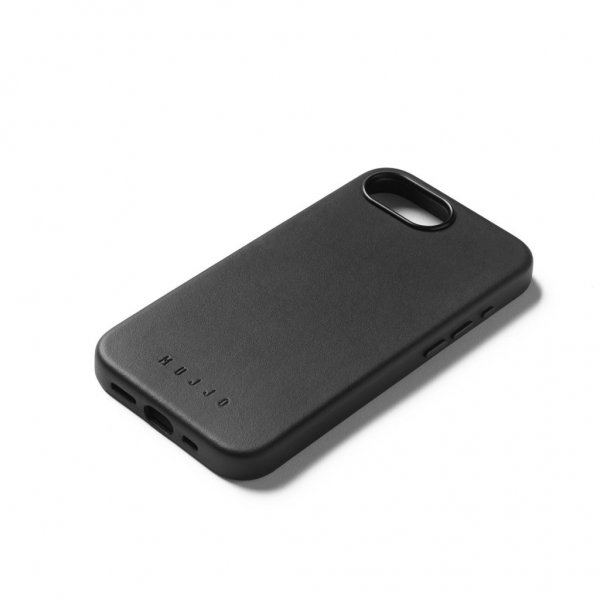 Mujjo iPhone 16e/17e Skal Full Leather Case MagSafe Svart