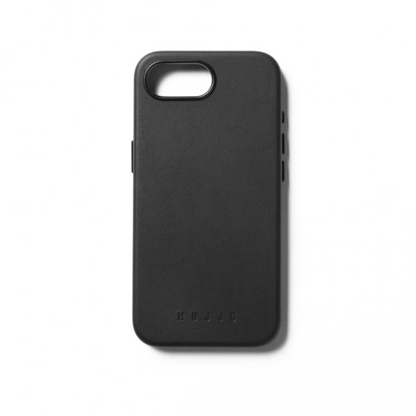 Mujjo iPhone 16e/17e Skal Full Leather Case MagSafe Svart