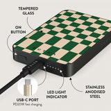 Burga Powerbank MagSafe 5000 mAh Ivy League Metallgrå