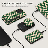 Burga Powerbank MagSafe 5000 mAh Ivy League Metallgrå