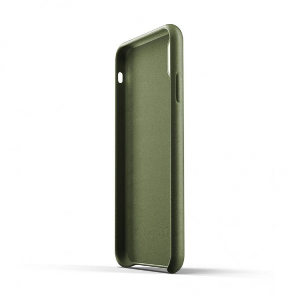 Mujjo iPhone Xs Max Skal Full Leather Case Monaco Blue