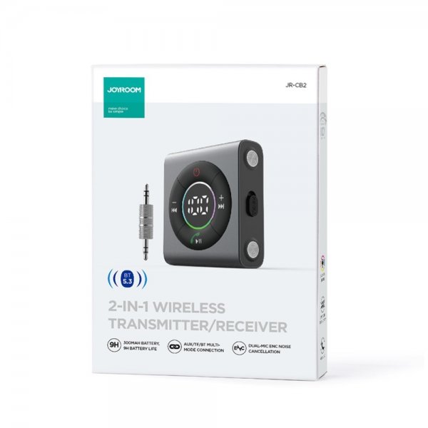 Joyroom JR-CB2 2-in-1 Wireless Transmitter/Receiver Bluetooth