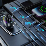 Joyroom Billaddare JR-CL29 70W 4 Port Car Charger