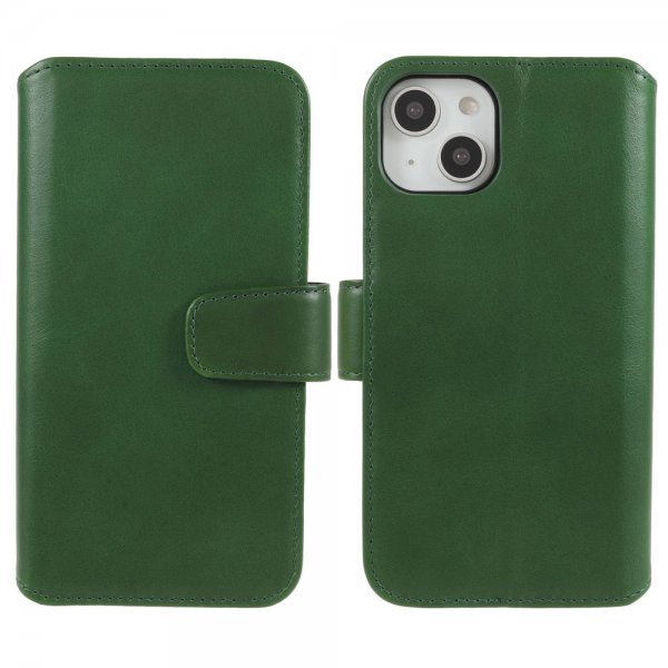 Nordic Covers iPhone 14 Plus Fodral Essential Leather Juniper Green