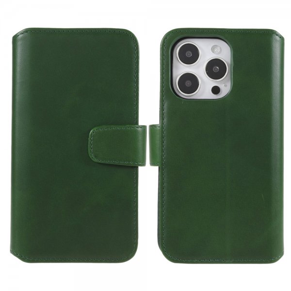 Nordic Covers iPhone 14 Pro Max Fodral Essential Leather Juniper Green