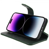 Nordic Covers iPhone 14 Pro Max Fodral Essential Leather Juniper Green
