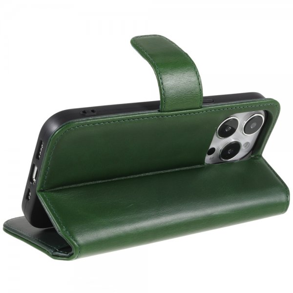 Nordic Covers iPhone 12/iPhone 12 Pro Fodral Essential Leather Juniper Green