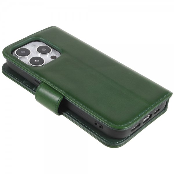 Nordic Covers iPhone 12/iPhone 12 Pro Fodral Essential Leather Juniper Green
