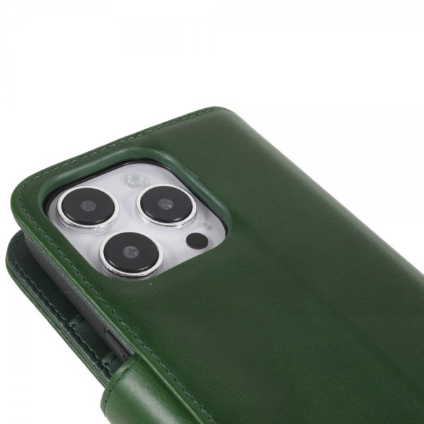 Nordic Covers iPhone 12/iPhone 12 Pro Fodral Essential Leather Juniper Green
