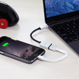 Just Mobile Adapter USB-C Till USB AluCable Svart Silver