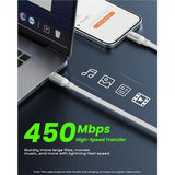 iOttie Kabel 100W Retractable USB-C 2-pack Vit