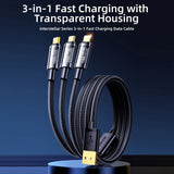 Joyroom Kabel 3-in-1 Fast Charging Cable 1.2m Blå