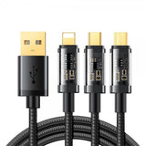 Joyroom Kabel 3-in-1 Fast Charging Cable 1.2m Svart