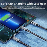 Joyroom Kabel 3-in-1 Fast Charging Cable 1.2m Svart