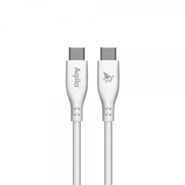 Aqiila Kabel Cablebird CS11 USB-C till USB-C 60W 1m Vit