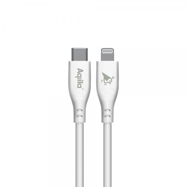 Aqiila Kabel Cablebird CS21 USB-C till Lightning 60W 1m Vit