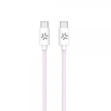 Celly Kabel Cotton Braided USB-C till USB-C 1.5m Rosa