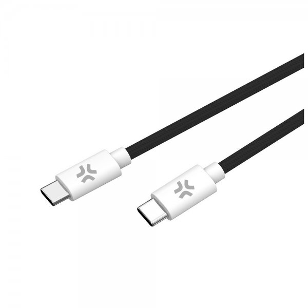 Celly Kabel Cotton Braided USB-C till USB-C 1.5m Svart