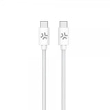 Celly Kabel Cotton Braided USB-C till USB-C 1.5m Vit