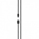 Xqisit Kabel Flätad USB-A till Lightning 1.8m Svart