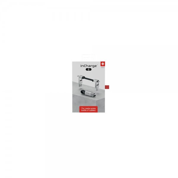 Rolling Square Kabel inCharge 6 Keyring Moon White