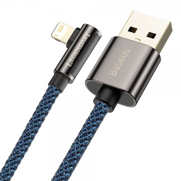 Baseus Kabel Legend Series USB-A till Lightning 2 m Blå