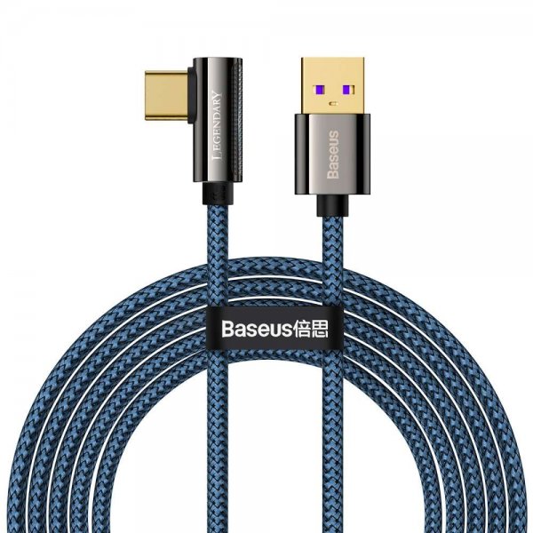 Baseus Kabel Legend Series USB-A till USB-C 2 m Blå