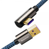 Baseus Kabel Legend Series USB-A till USB-C 2 m Blå