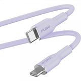Puro Kabel Soft Charge & Sync Cable USB-C/Lightning 1.5m Lavender